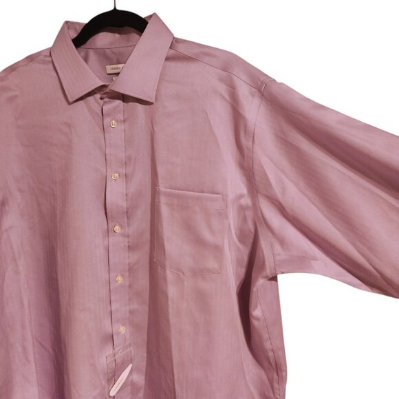 Joseph Abboud Pale Purple Button Down Shirt Size 18 - Picture 2 of 6